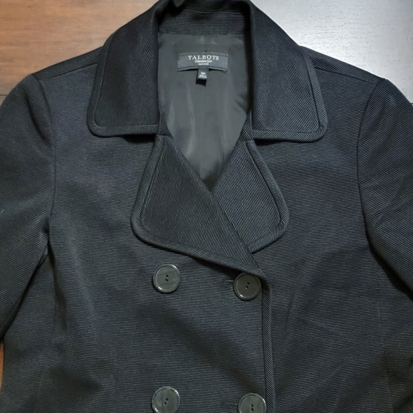 Talbots Woman's Black Blazer Jacket - Picture 3 of 4